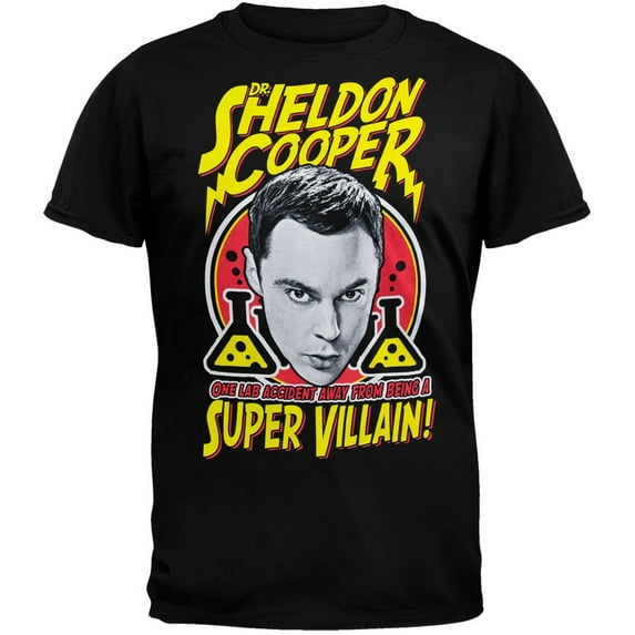 Big Bang Theory - Super Villian T-Shirt - Small