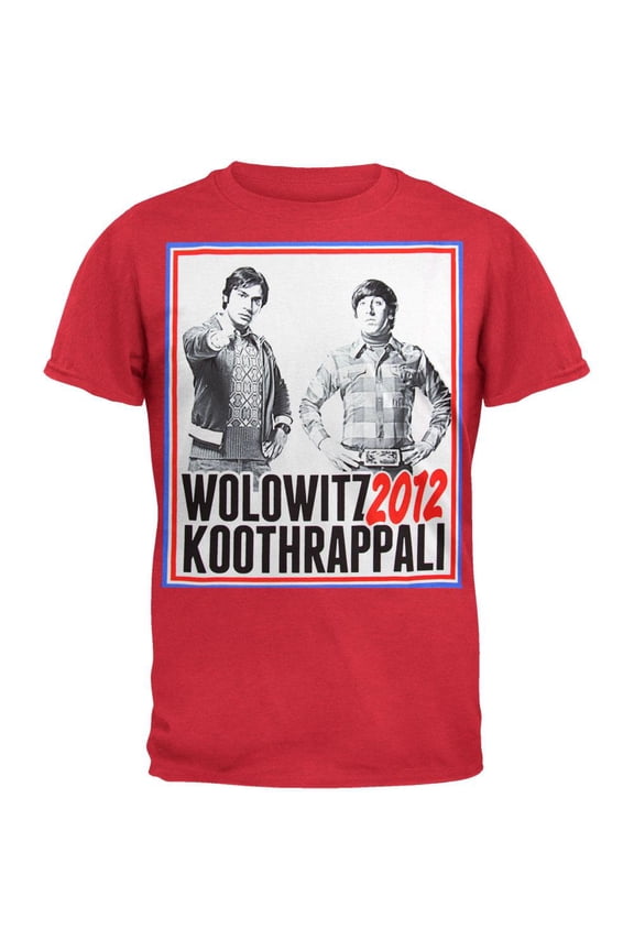 Big Bang Theory - Wolowitz Koothrappali 2012 Soft T-Shirt