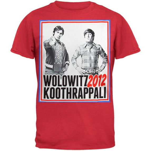 Big Bang Theory - Wolowitz Koothrappali 2012 Soft T-Shirt
