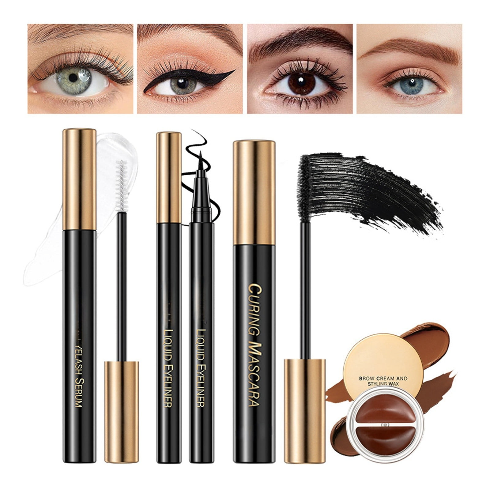 Big Barber Pencil Water Proof Liner Eye Highlighter Face Marker Eyebrows And Eyes Cosmetics Set