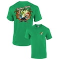 thumbnail image 1 of Big Bass Fishing T-shirt Fisherman Outdoors Fish Boating Sporting Sport -Kelly-XXXL, 1 of 6