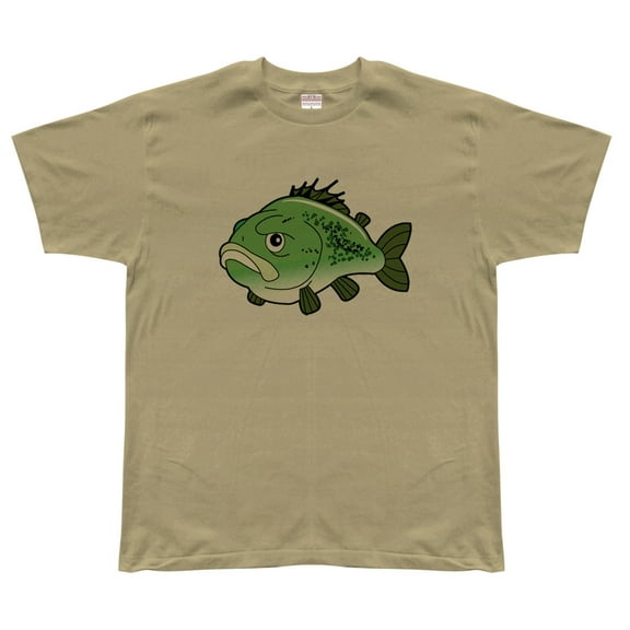 Big Bass Tan T-Shirt - Large