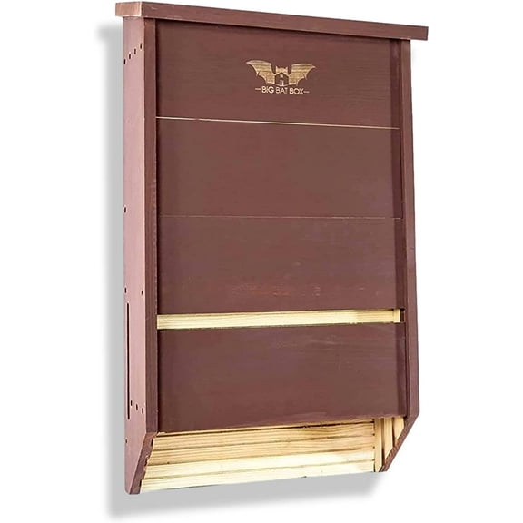 Big Bat Box- Large 3 Chamber Bat House for Outdoors - BCI Certified - WildYard