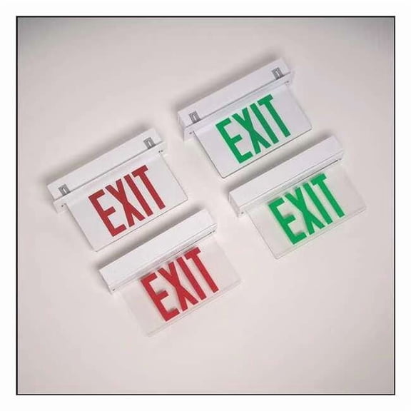 Big Beam Edg-Lt ExtSgn,Steel,Wht,15 3/8in,14W 199-2001GR