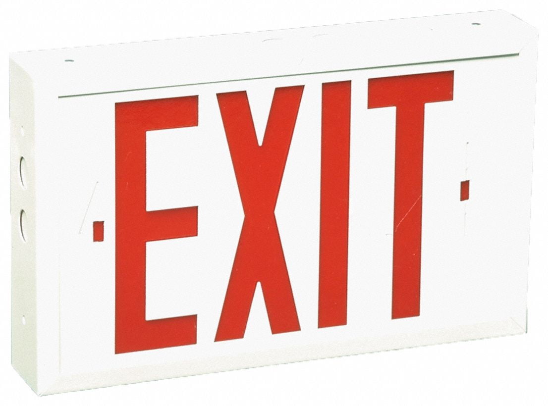 Big Beam Ext Sgn,Stl,Wht,12 21/64in,1.7W EXFL2RWWU