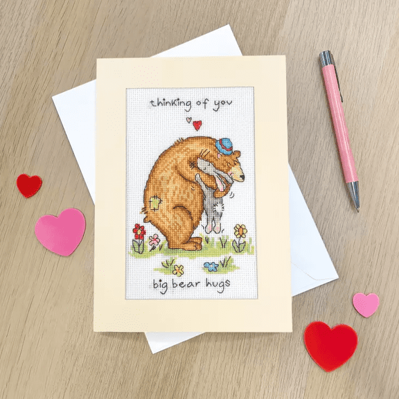 Big Bear Hugs XGC61 Counted Cross Stitch Kit
