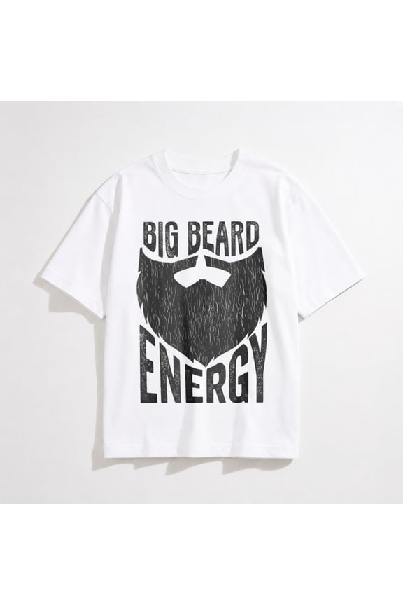 Big Beard Energy, Funny Men with Beards T-Shirt