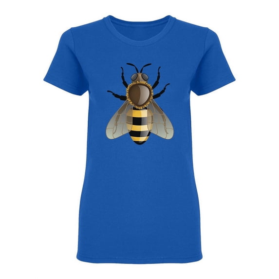Big Bee Design Shaped T-Shirt Women -Image by Shutterstock, Female Small