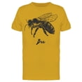 thumbnail image 1 of Big Bee Flying T-Shirt Men -Image by Shutterstock, Male XX-Large, 1 of 2