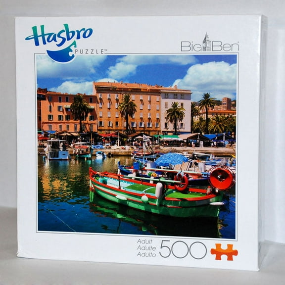 Big Ben 500 Piece Puzzle - Summer Market at the Harbor