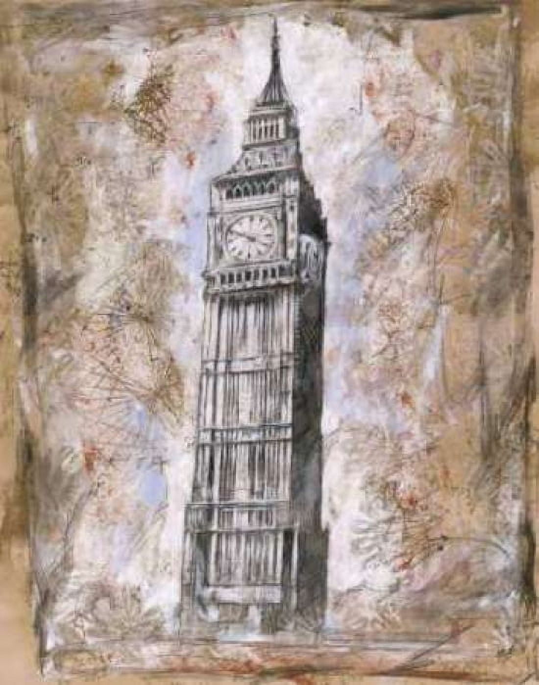 Big Ben Canvas Art - Marta G Wiley (22 x 28)
