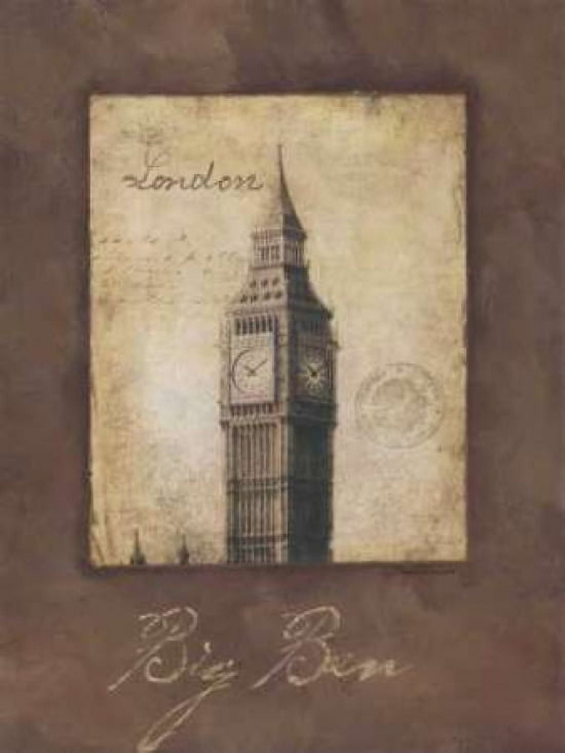 Big Ben Canvas Art - Stephanie Marrott (18 x 24)