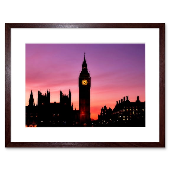 Big Ben Clock London Framed Wall Art Print