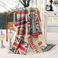 thumbnail image 1 of Big Ben Flannel Blankets Plush & Cozy Couch Blankets for Winter Autumn,40x50 Inch Decorative Bed Throw Blanket Christmas Birthday, 1 of 5