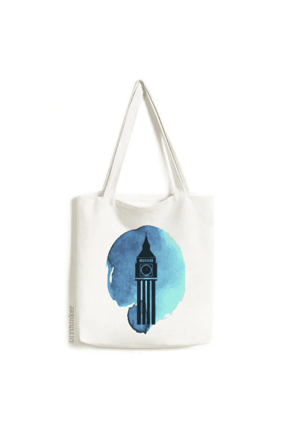 Big Ben London England Britain UK Tote Canvas Bag Shopping Satchel Casual Handbag