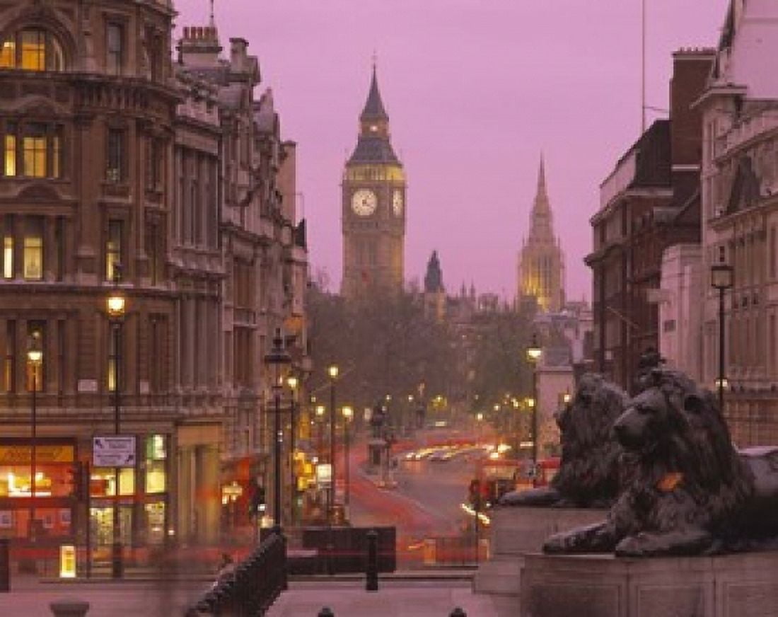 Big Ben London England Canvas Art - Panoramic Images (16 x 12)
