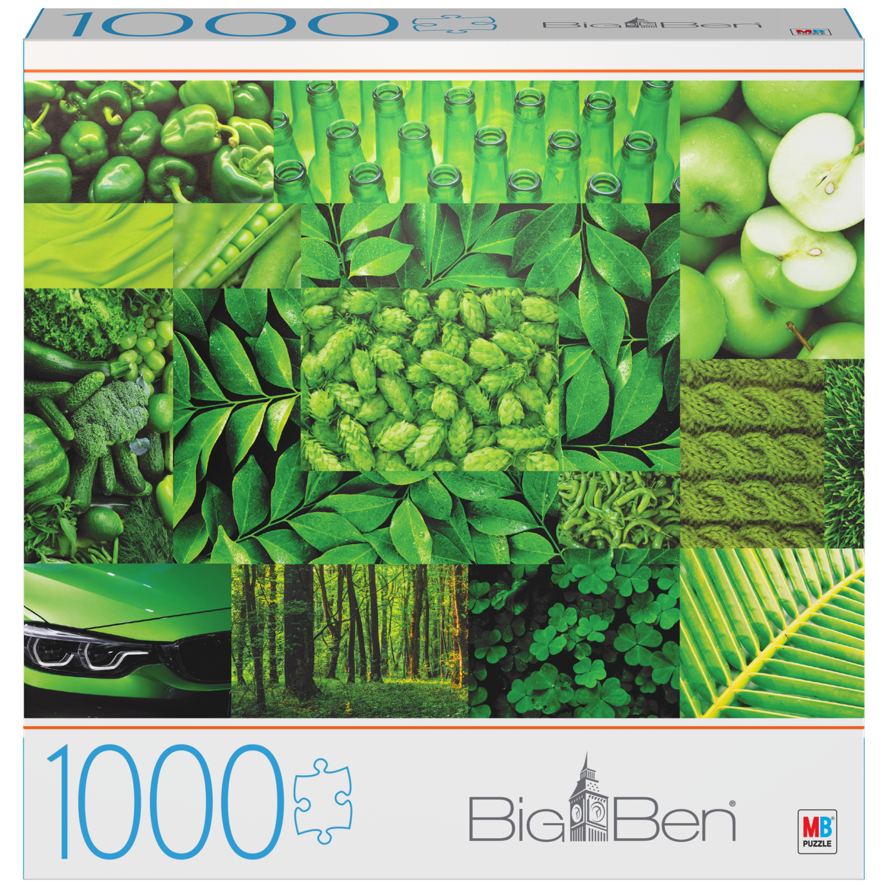 Big Ben Milton Bradley 1000-Piece Jigsaw Puzzle, for Adults and Kids Ages 8 and up (Styles Will Vary) - image 1 of 8