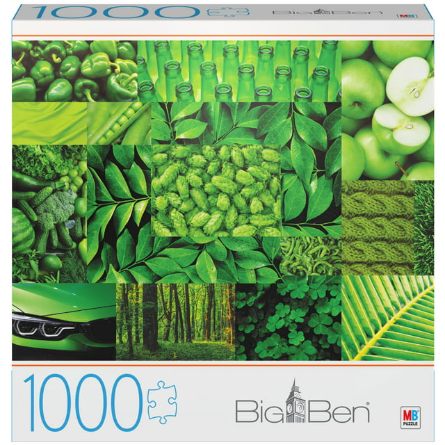 Big Ben Milton Bradley 1000-Piece Jigsaw Puzzle, for Adults and Kids Ages 8 and up (Styles Will Vary)