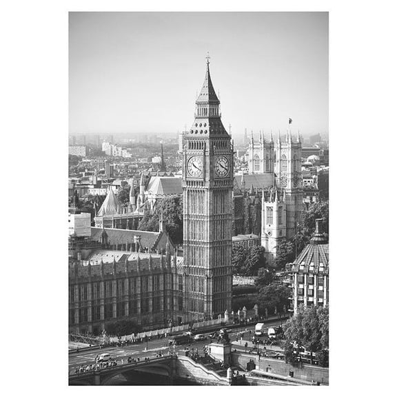 Big Ben, Print Wall Art, Modern Wall Decor For Living Room Bedroom, 24x36 UNFRAMED