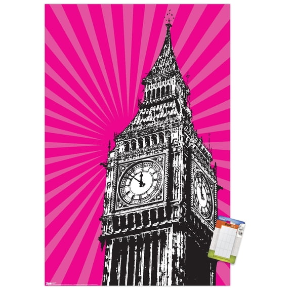Big Ben Wall Poster, 14.725" x 22.375"