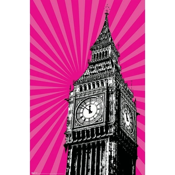 Big Ben Wall Poster, 22.375" x 34"