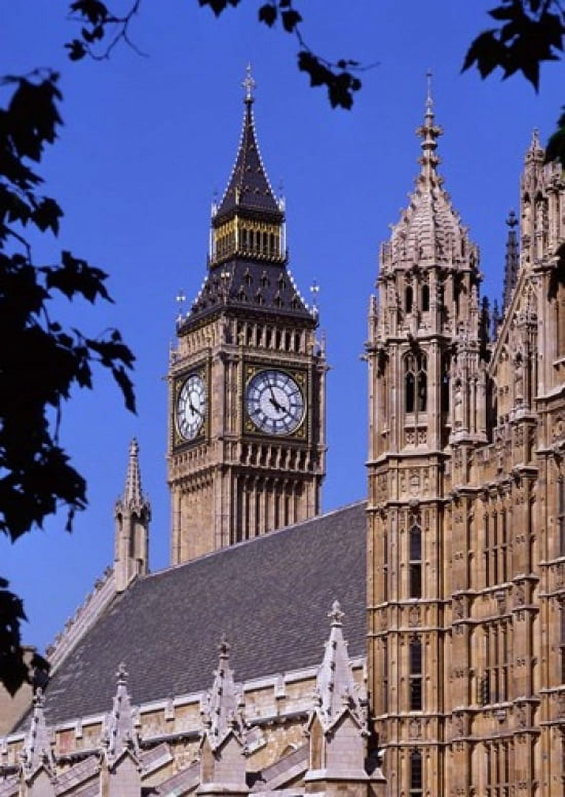 Big Ben and Houses of Parliament London England Canvas Art - Paul Thompson DanitaDelimont (18 x 24)