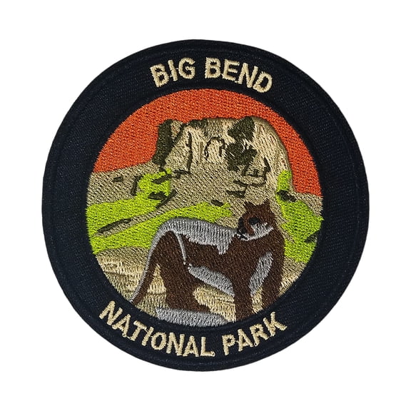 Big Bend National Park Embroidered Patch Iron/Sew-On Applique Travel Souvenir