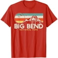 thumbnail image 1 of Big Bend National Park Retro Unisex T-Shirt for Men Women Kids Toddler,Red Color,Size YL, 1 of 5