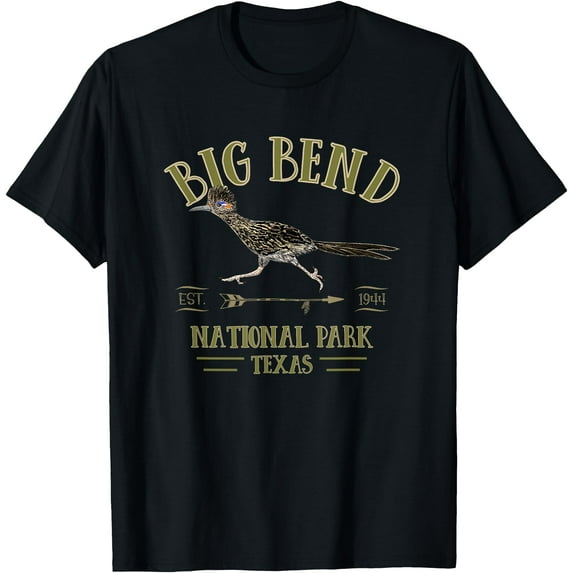 Big Bend National Park Roadrunner NP Texas tourist souvenir Unisex T-Shirt for Men Women Kids Toddler