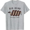 thumbnail image 1 of Big Bend National Park Texas Souvenir Rattlesnake Retro Unisex T-Shirt for Men Women Kids Toddler,Sport Grey Color,Size M, 1 of 5