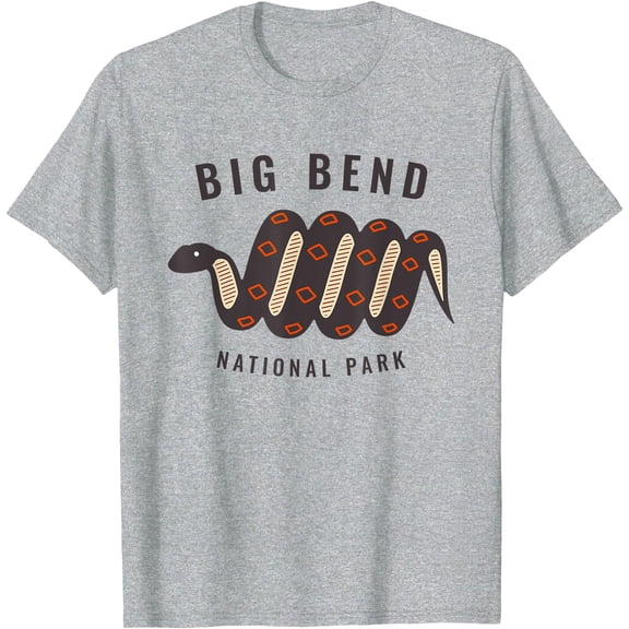 Big Bend National Park Texas Souvenir Rattlesnake Retro Unisex T-Shirt for Men Women Kids Toddler