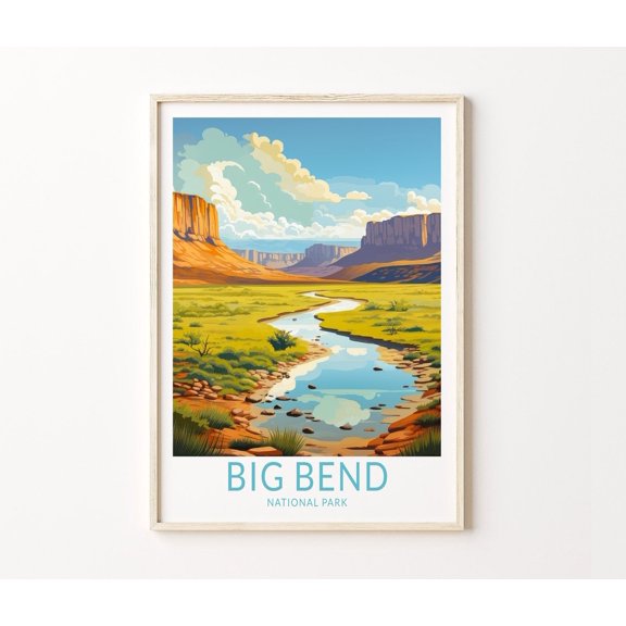 Big Bend National Park Texas Wall Art Home Decor