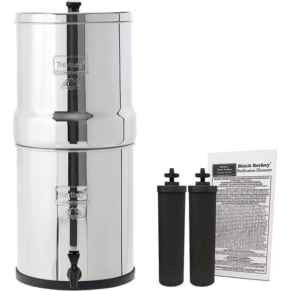 Big Berkey Gravity-Fed Water Filter System - 2.25 Gallons