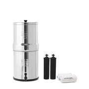 Big Berkey Water Filter System with 2 Black Berkey BB9-2 & 2 PF-2 Filters