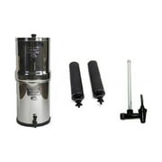 Big Berkey Water Purifier with 2 Black and Spigot Accessory