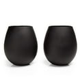 thumbnail image 1 of Big Betty - Matte Black Stemless XL Premium Jumbo Wine Glass Set - 2 Glasses - Each Holds a Whole Bottle of Wine, 1 of 9