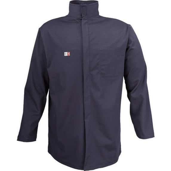 Big Bill 191US9 FR Unlined Welder's Work Coat - 191US9-Navy-Regular-S