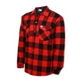 thumbnail image 1 of Big Bill 221Q Quilted Flannel Shirt Jacket-384 Plaid Red & Black-Regular-M, 1 of 4