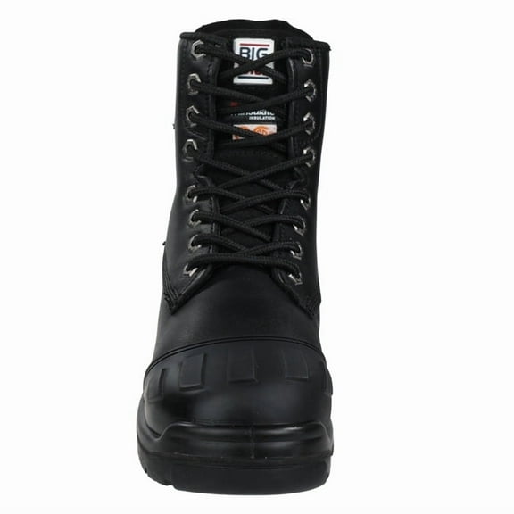 Big Bill BB5000W Women's THE ORIGINAL 8" Steel Toe Work Boots-Black-Regular-6