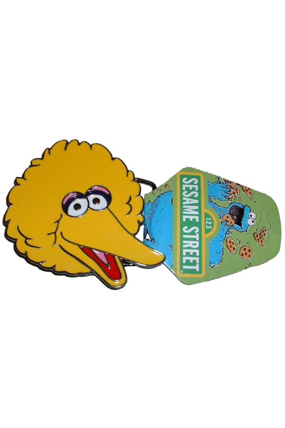Big Bird Yellow Enamel Metal Belt Buckle