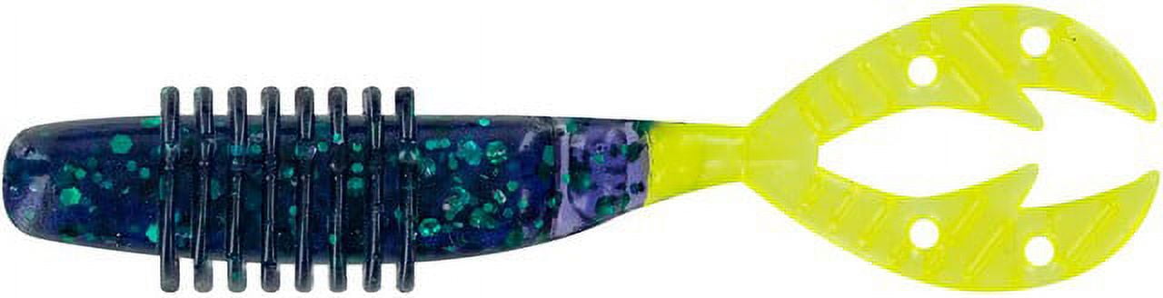 BIG BITE BAITS Kamikaze Swimon Swimbaits - 4.25" Split Tail Trailers For Bladed Jigs (7 Pack)