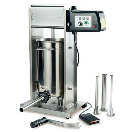 LEM Product - Big Bite 30LB Motorized Stuffer - Stainless