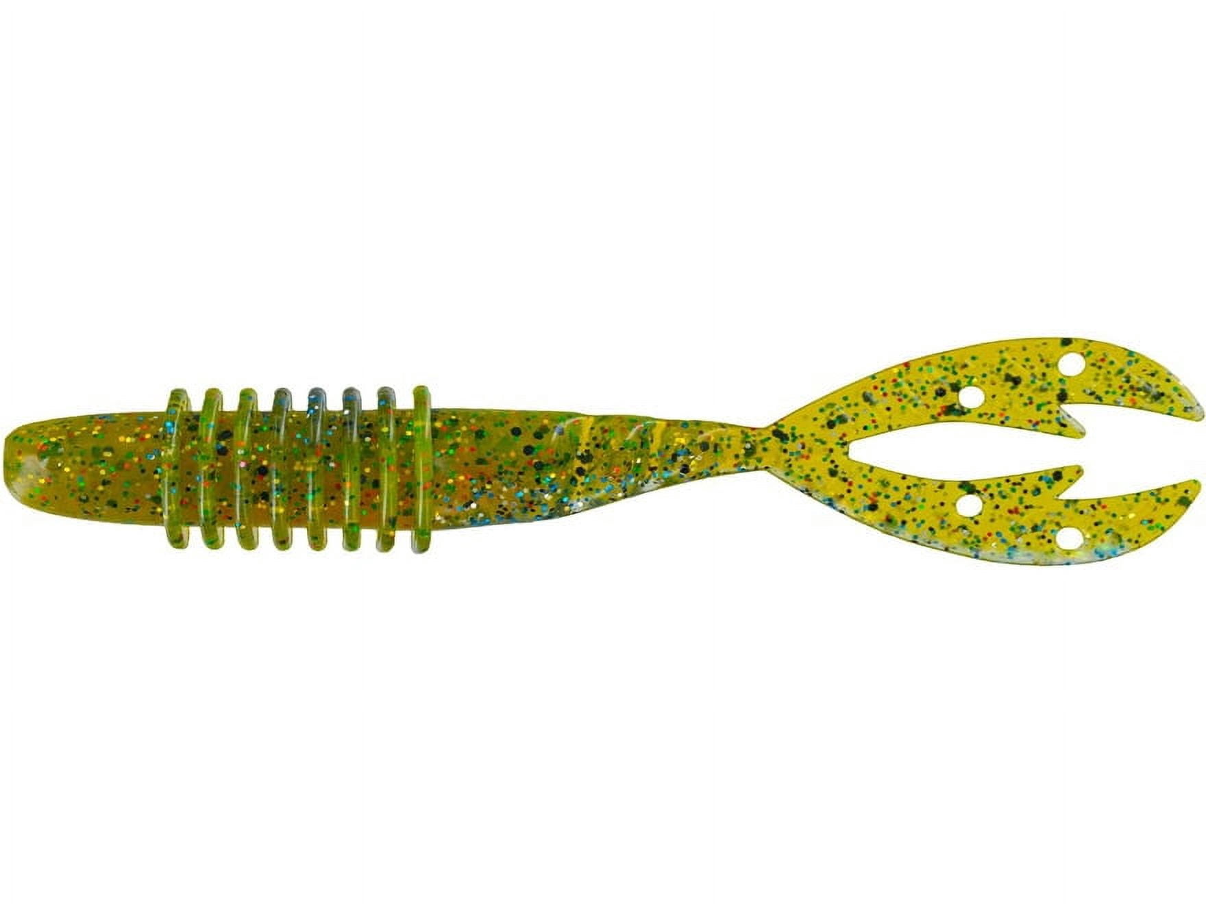 Big Bite Baits Kamikaze Swimon 3.75" Swimbaits - Sunfish Swirl Color, 7 Pack, Bladed Jig Trailer - View #7