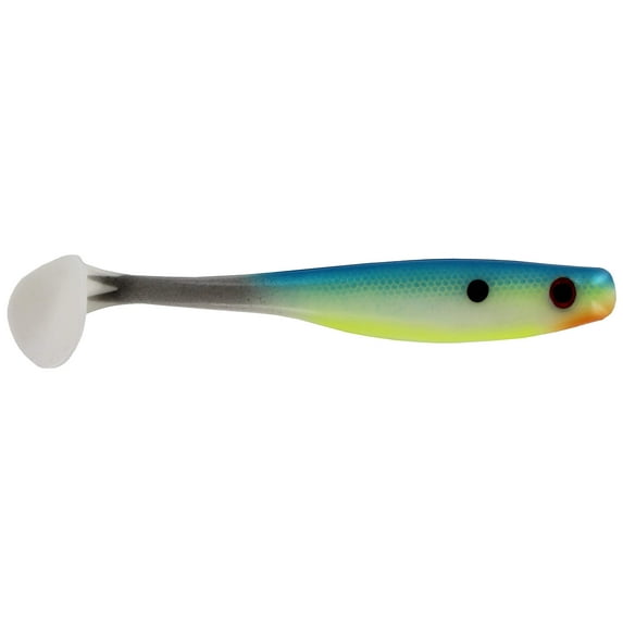 Big Bite Baits 3 1/2 inch Suicide Shad Soft Paddle Tail Swimbait (Deadly Shad)