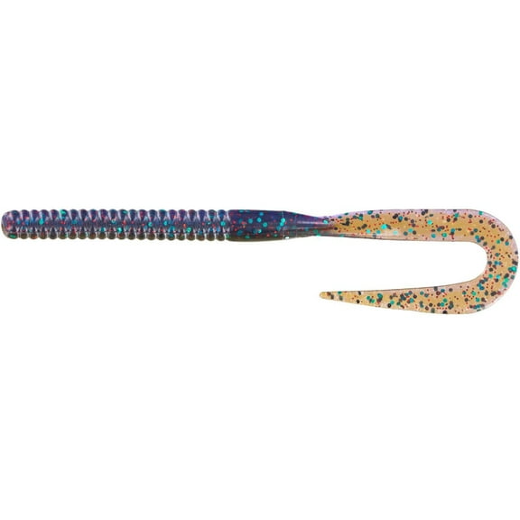 Big Bite Baits Baby B2 Worm Green Pumpkin/Junebug