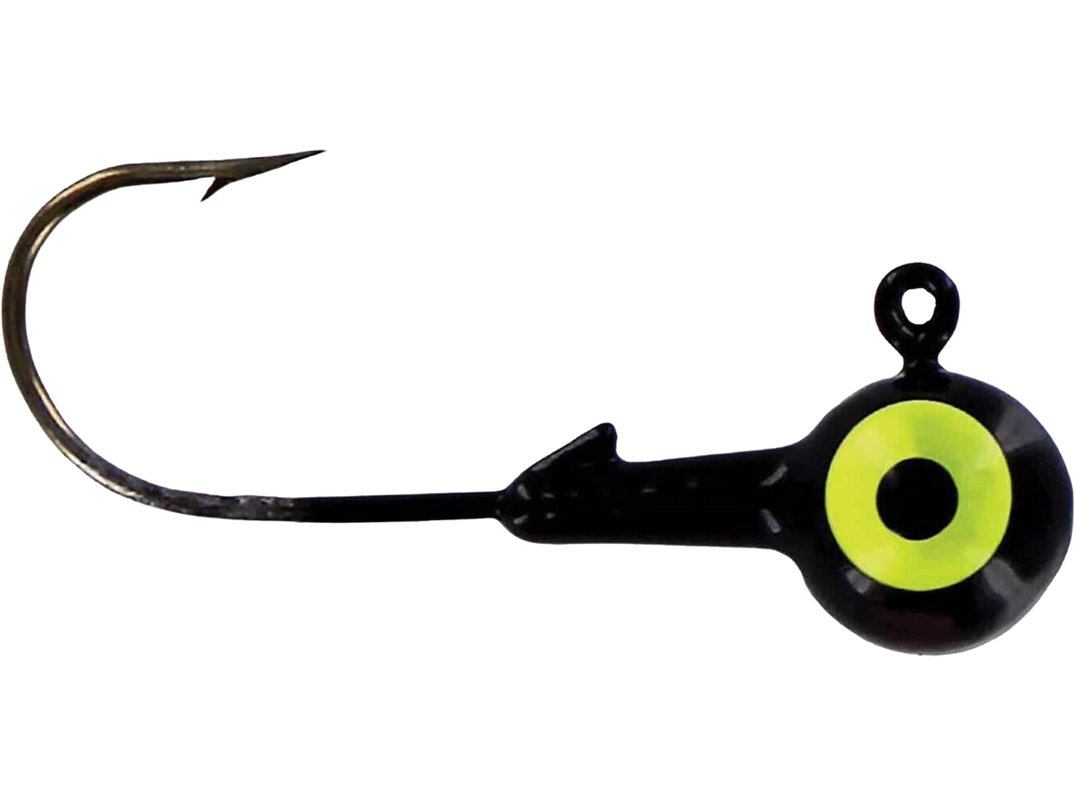 Big Rpund Big Bite Baits BBJ Round 1/32oz Round Ball Jighead Black - Walmart.com