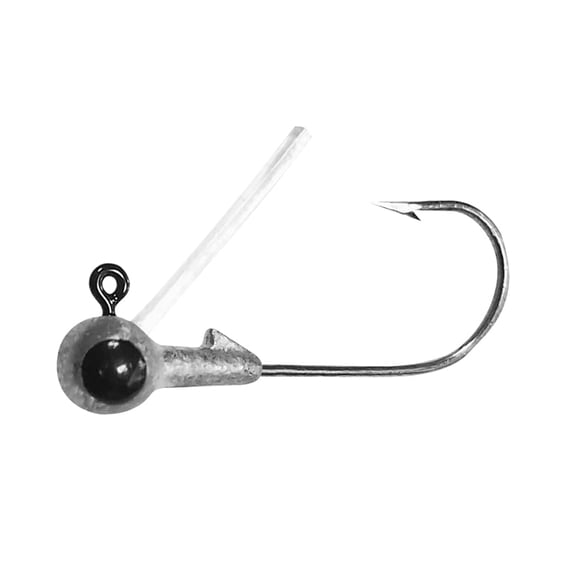 Big Bite Baits Big Bite Weedless Jig 1/16oz Round Ball Jighead Naked Shad