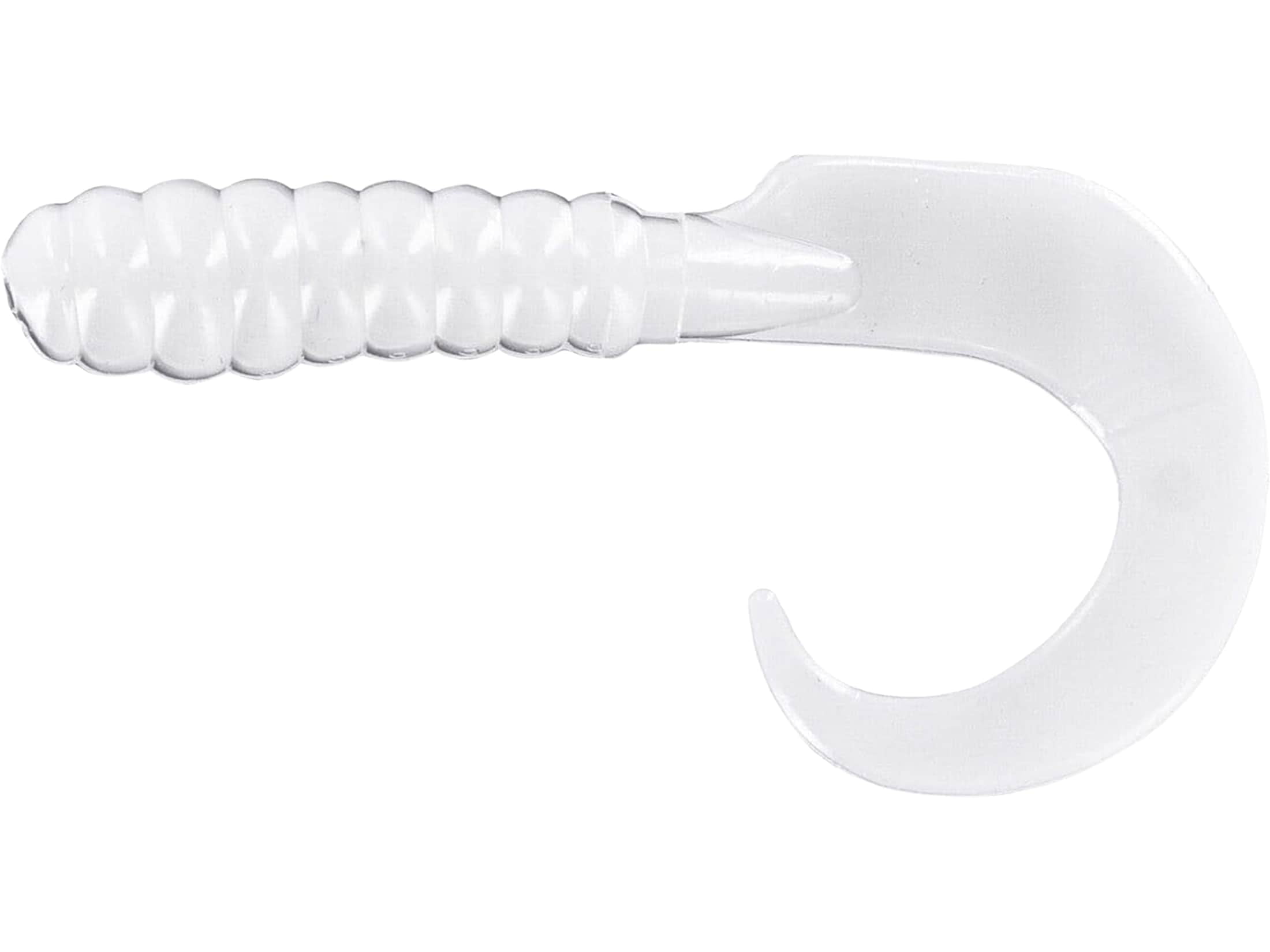 Zoom Bait Curly Tail Worm Soft Plastic Bait - Pack Of 20, Salt-Impregnated For Bass Fishing