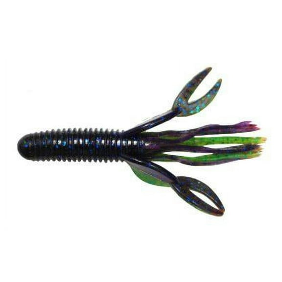 Big Bite Baits Craw Tube 4 inch Soft Plastic (Huckleberry)