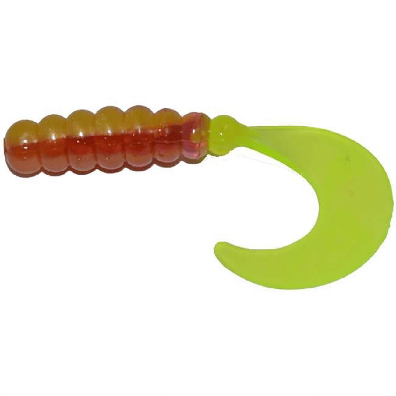 Big Bite Baits FG210 2 in. Fat Grub, Yellow Jacket - Pack of 10 